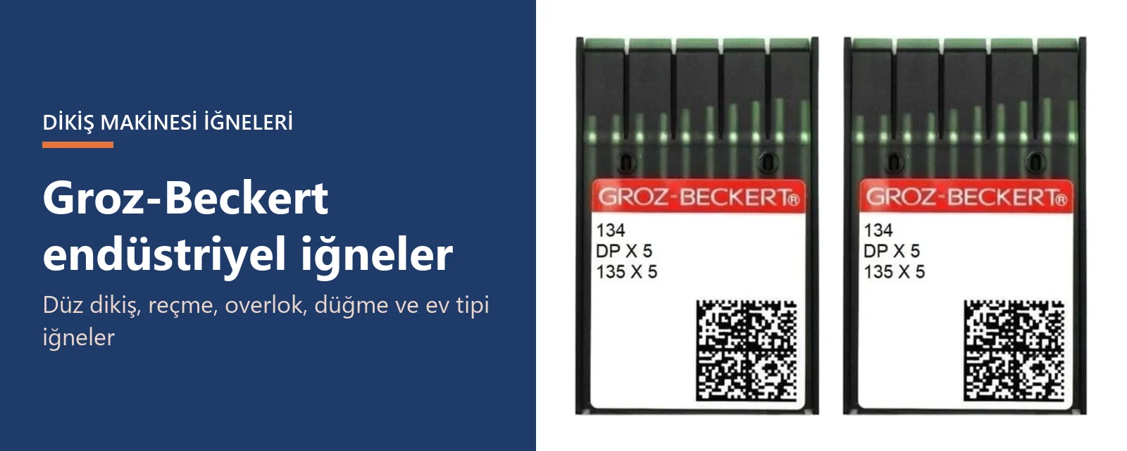 Groz-Beckert endüstriyel dikiş makinesi iğneleri