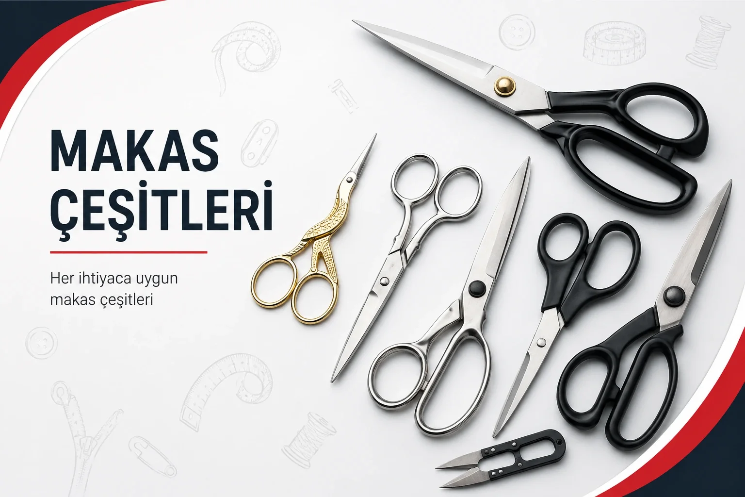 Terzi Makası ve Konfeksiyon Makası: Türleri, Bilenmesi ve Profesyonel Kullanım