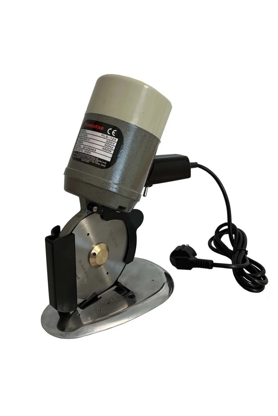 Moonstar Yuvarlak Kumaş Kesim Motoru 350W PLS-125