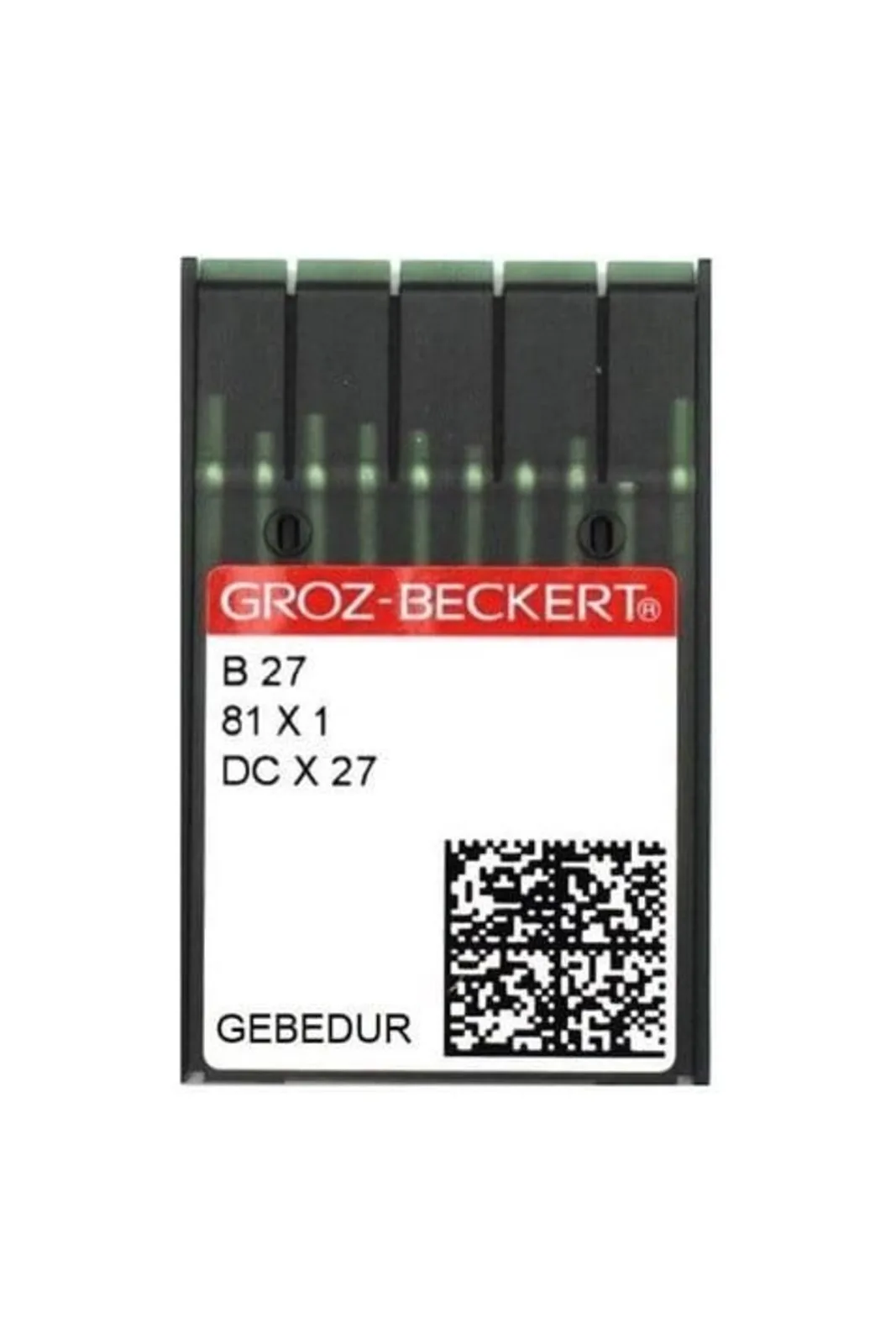 BDR Groz Beckert Overlok Makinesi Dikiş İğnesi DCX27 B27 GEBEDUR 10 70 100 Adet