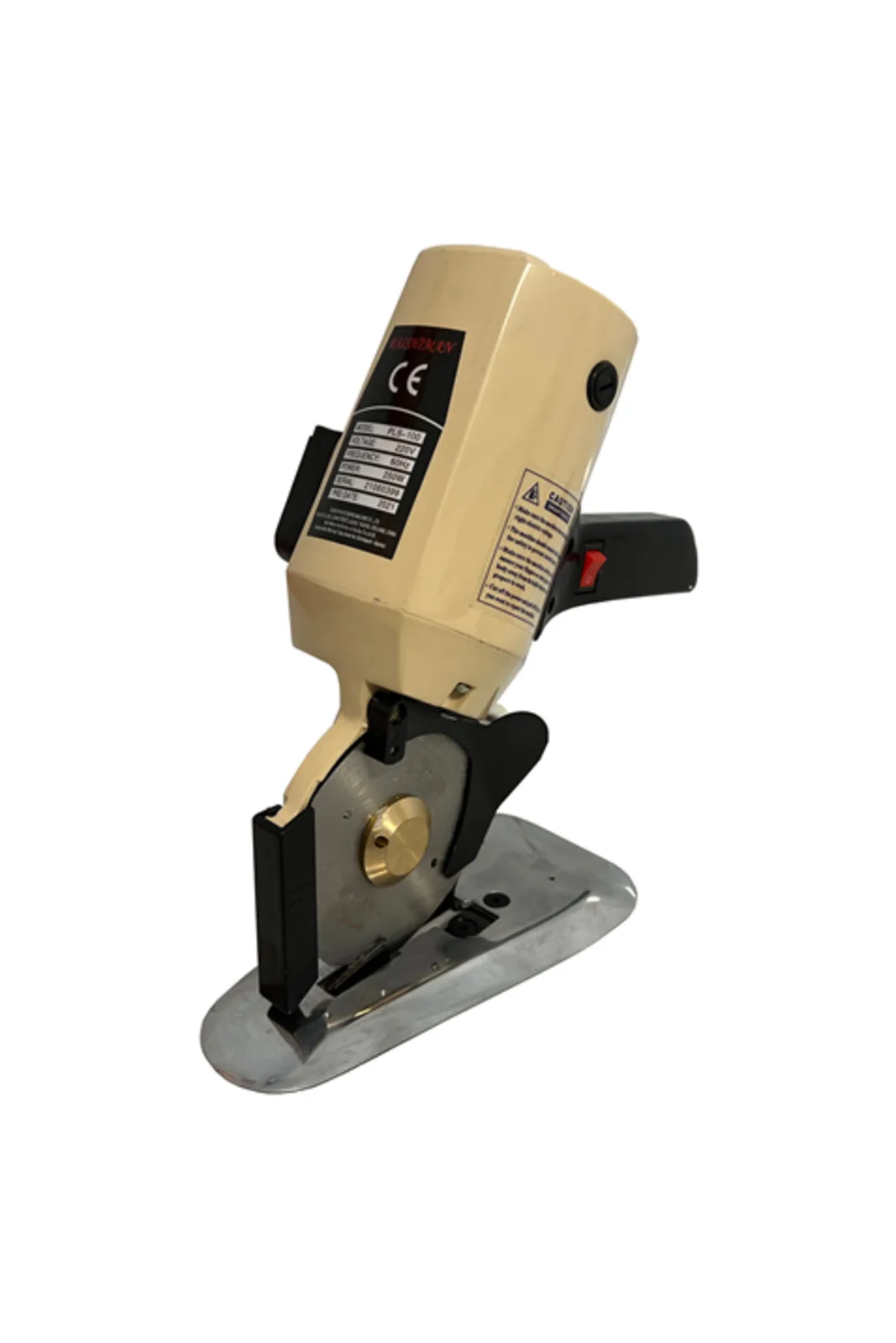 Yuvarlak Kumaş Kesim Motoru 250W 4 İnç Yuvarlak Bıçaklı Kumaş Kesim Makinesi PLS-100 YCM-40