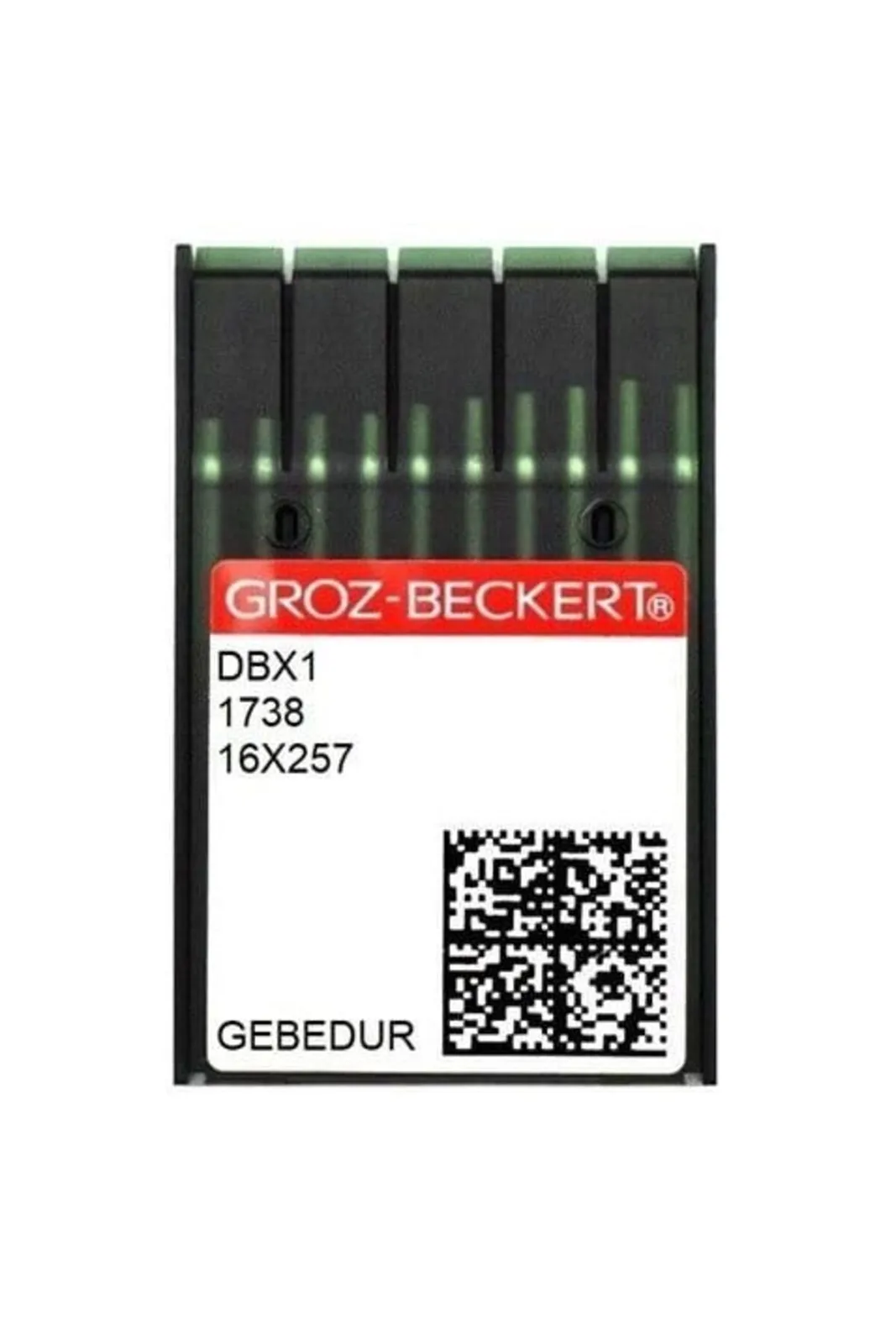 Groz Beckert Düz Dikiş Makinesi İnce Dip İğnesi DBX1 16X231 GEBEDUR 8 60 100 Adet