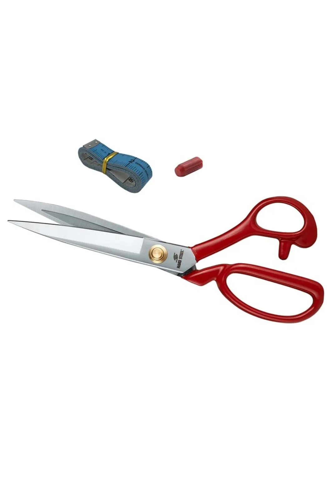 Hard Steel Kırmızı Saplı Paslanmaz Çelik Somunlu 10 İnç Makas HS-1104 10