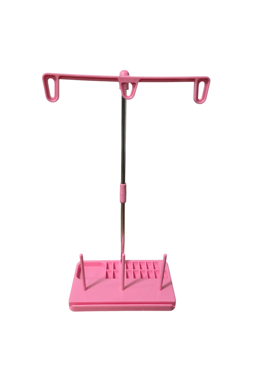 Moonstar Ev Tipi Dikiş Makinesi Pembe Plastik Çardak Seti Metal Borulu TS-500